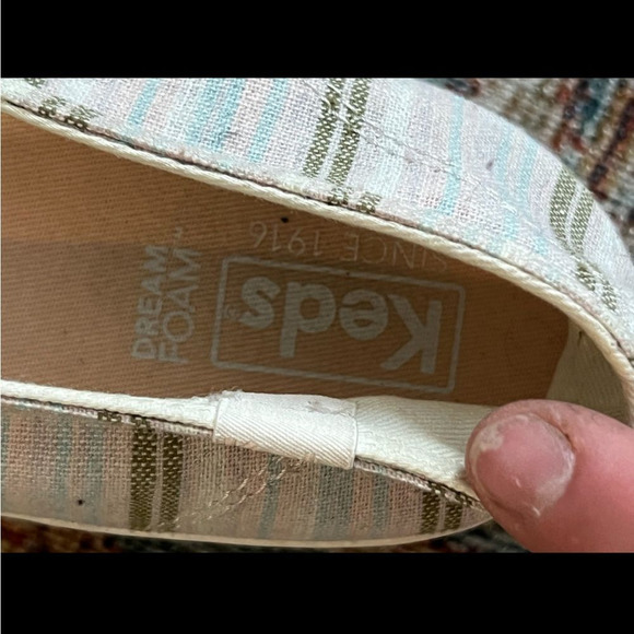 Keds Slip On Multi Stripe Canvas Shoe S : 10 - Picture 7 of 8